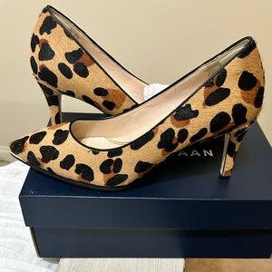 Cole Haan Calf Hair Pumps - Leopard Print